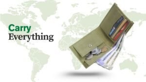 carry everything with full grain leather wallet