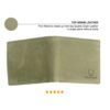 Gents Leather Wallet Green hunter leather