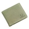 Gents Leather Wallet – Green, Bifold, RFID Protected