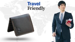 Mens Bifold Wallet is travel friendly
