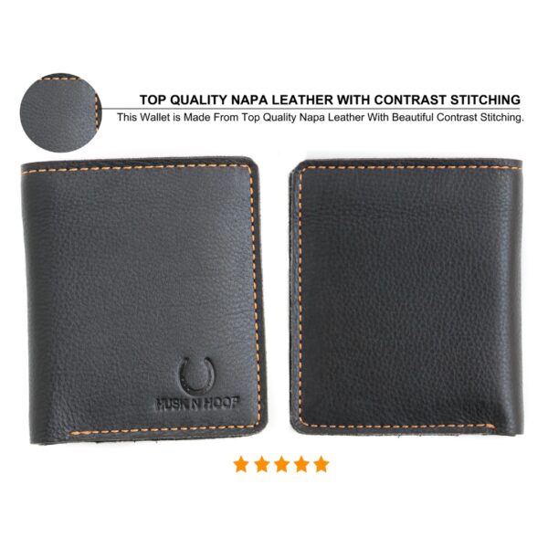 Mens Bifold Wallet leather description