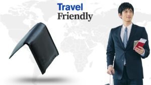 Mens Wallet Purse black is travel friendly
