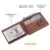 husk n hoof card holder credit card holder atm card holder