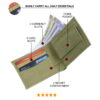 husk n hoof leather wallet for men