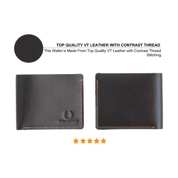 husk n hoof leather wallet for men