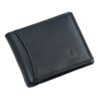 mens black leather wallet bifold