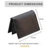 mens leather wallet dimensions