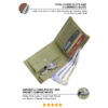husk n hoof leather wallet for men