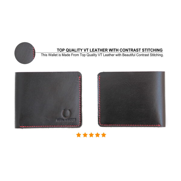 husk n hoof leather wallet for men