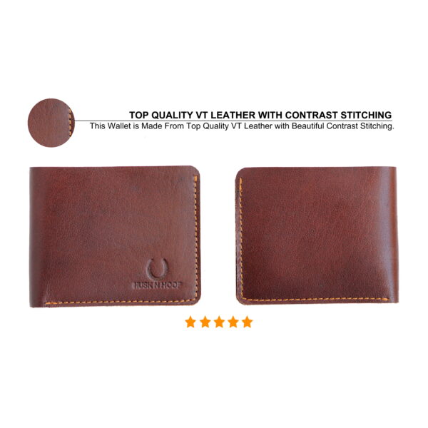 husk n hoof leather wallet for men