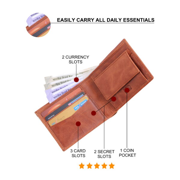 husk n hoof leather wallet for men