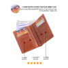 husk n hoof leather wallet for men