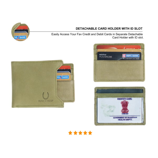 husk n hoof leather wallet for men
