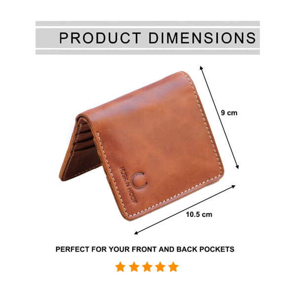 husk n hoof leather wallet for men