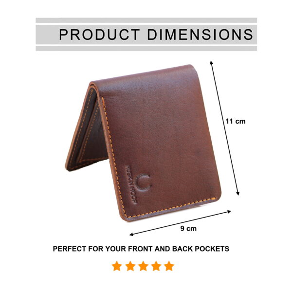 husk n hoof leather wallet for men