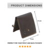 husk n hoof leather wallet for men