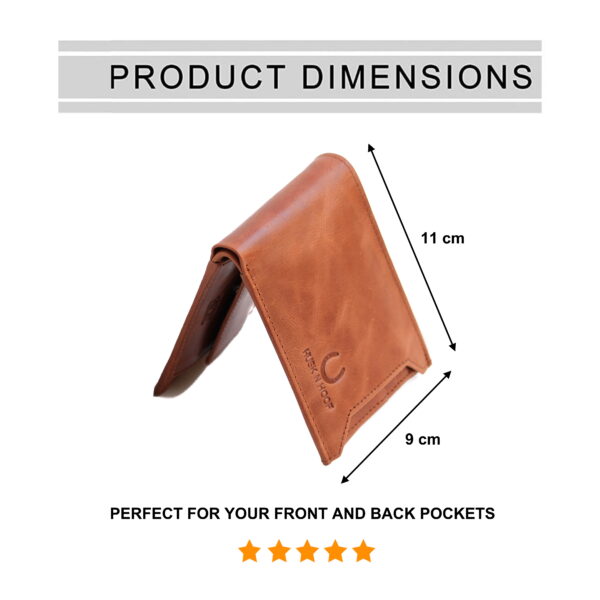 husk n hoof leather wallet for men