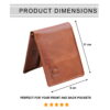 husk n hoof leather wallet for men