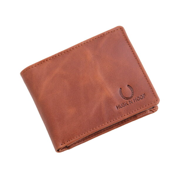 husk n hoof leather wallet for men