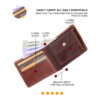 husk n hoof leather wallet for men