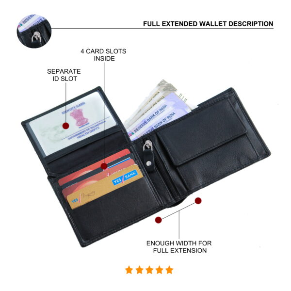 husk n hoof leather wallet for men