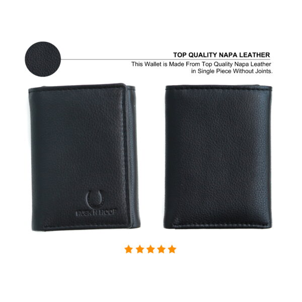 husk n hoof leather wallet for men