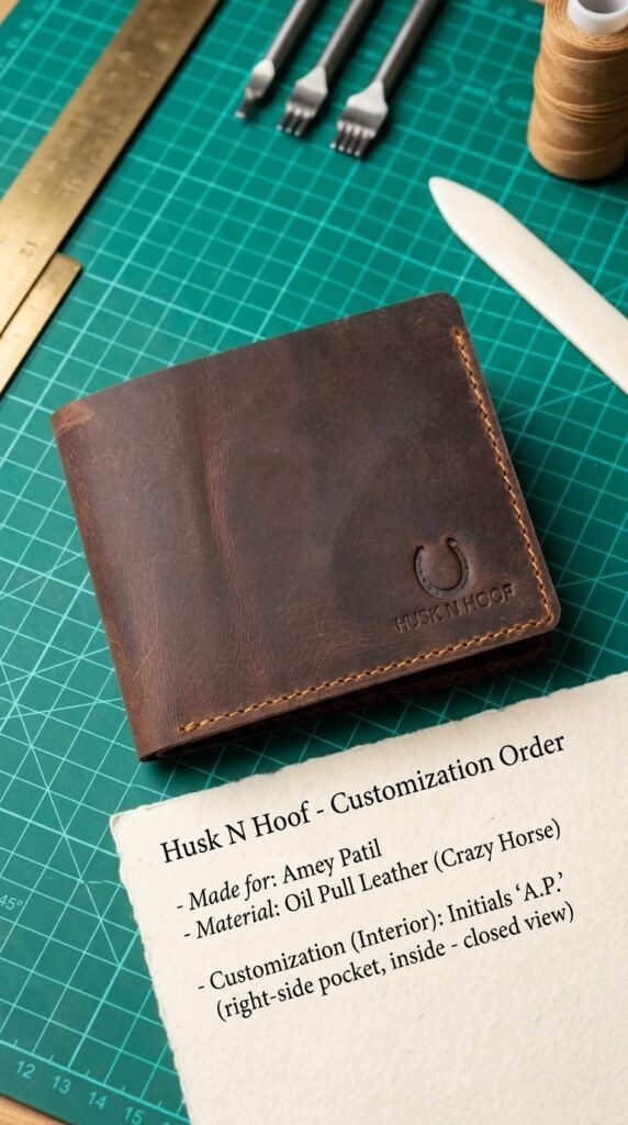 
Husk N Hoof offers a range of stylish card holders for men online. Quality leather, RFID protection, and sleek design.