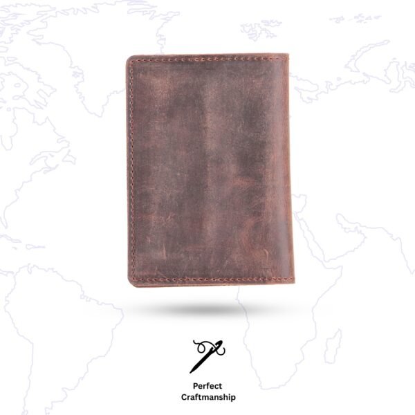 Atm card holder leather wallet back