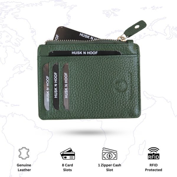 leather card holder wallet for men