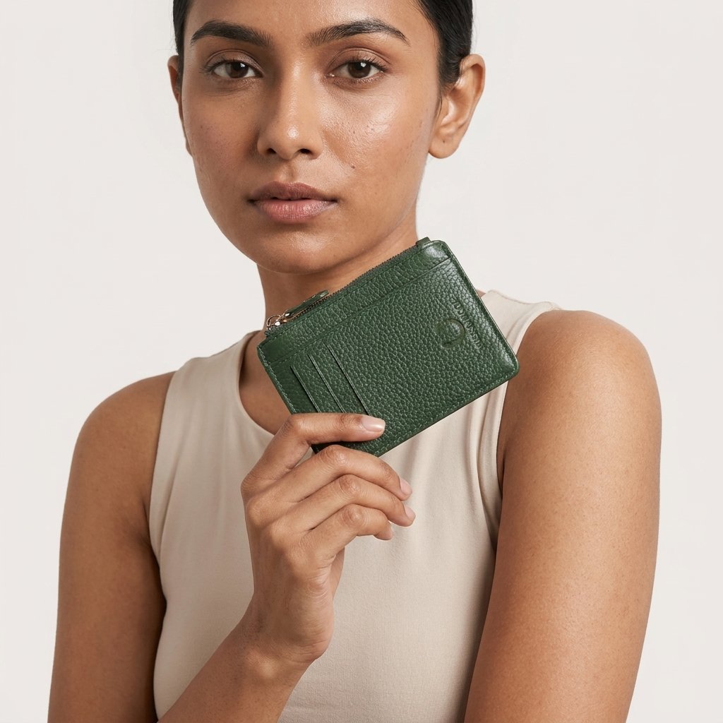 Leather Card Holder wallet for women