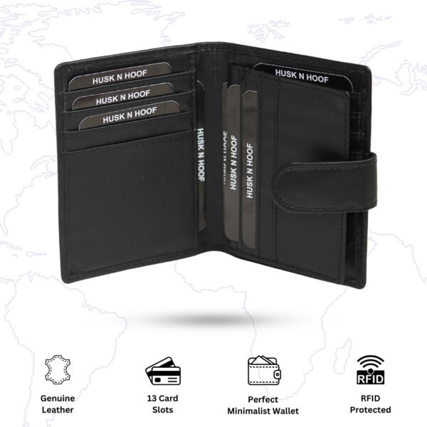 Pocket card holder leather