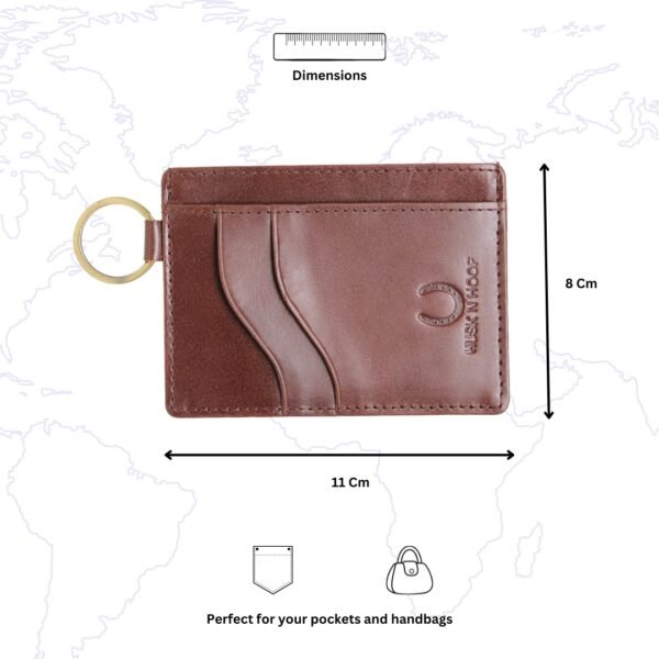Pure Leather Card Holder dimensions