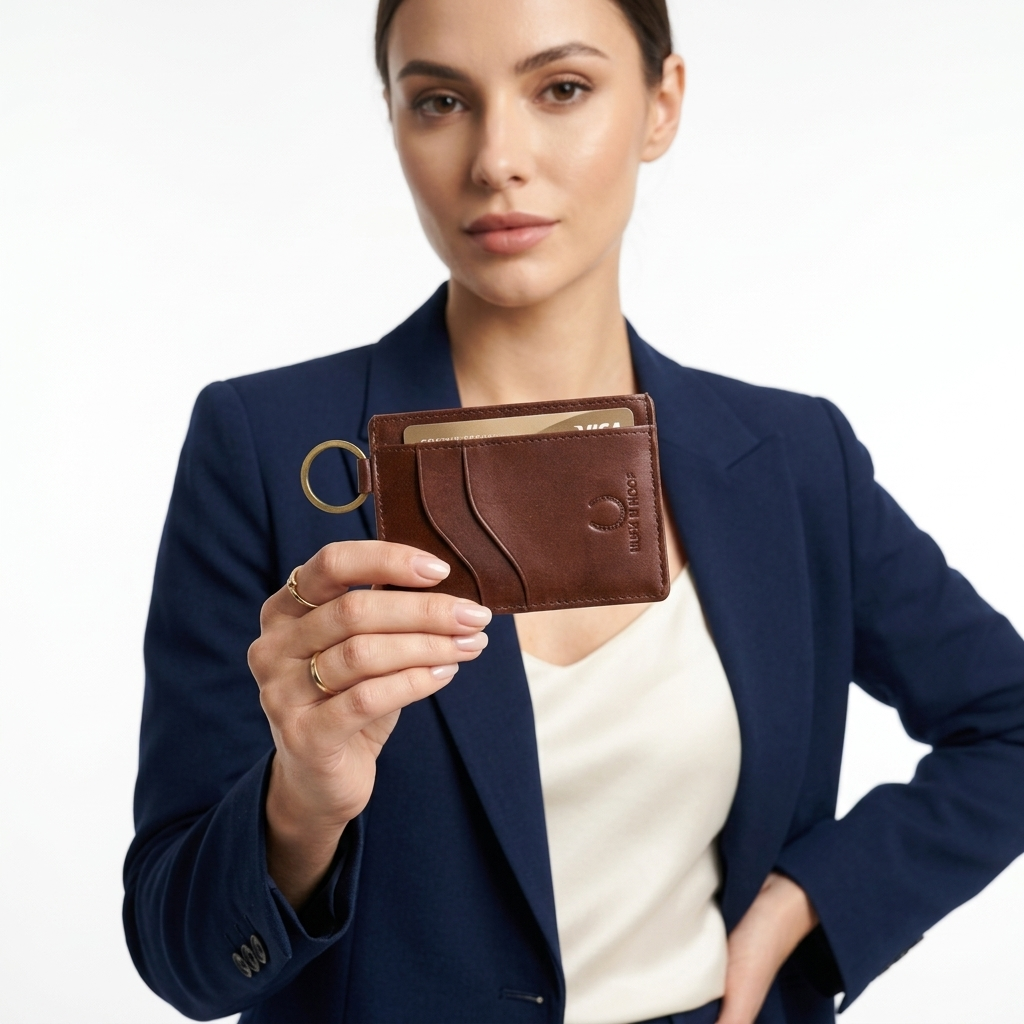 Pure Leather Card Holder for women