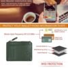 RFID leather card holder wallet