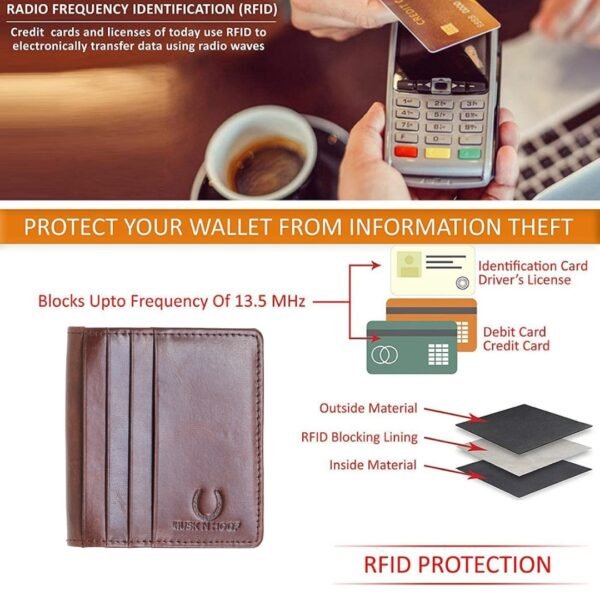 Rfid atm card holder wallet
