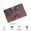 atm card holder leather wallet features