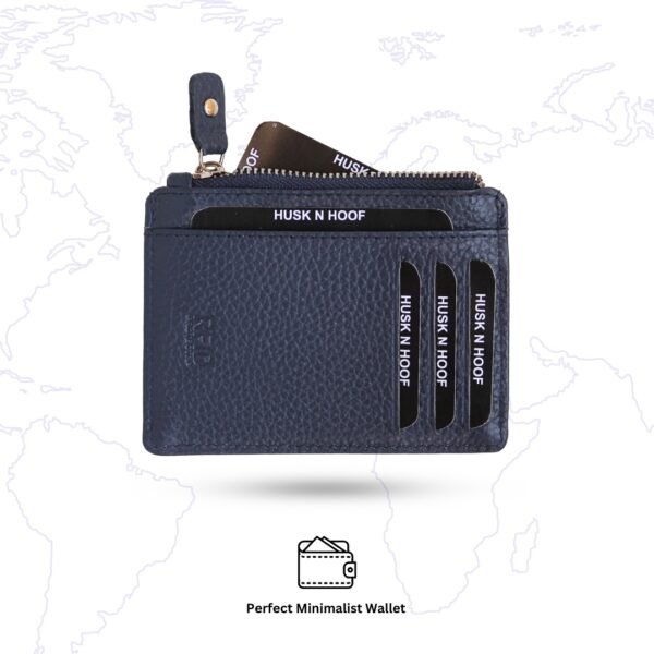 card holder purse with zip