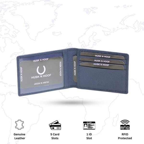 Leather card holder for men